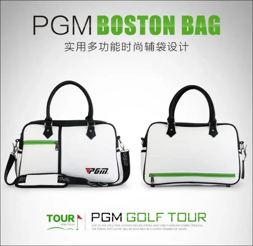 Professional custom waterproof pu golf shoe boston hand bag