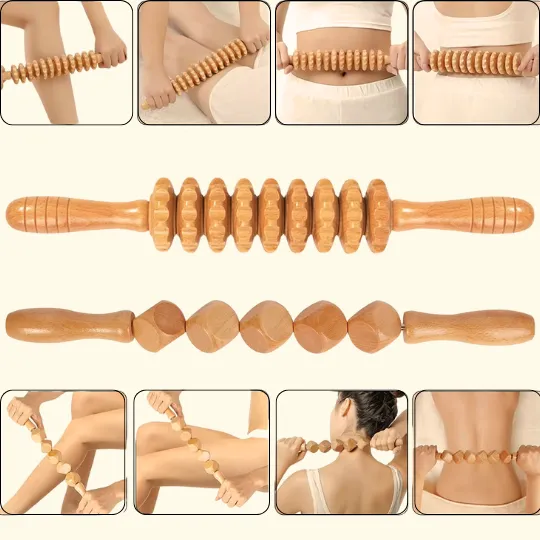 Professional Wood Therapy Massage Tool Set