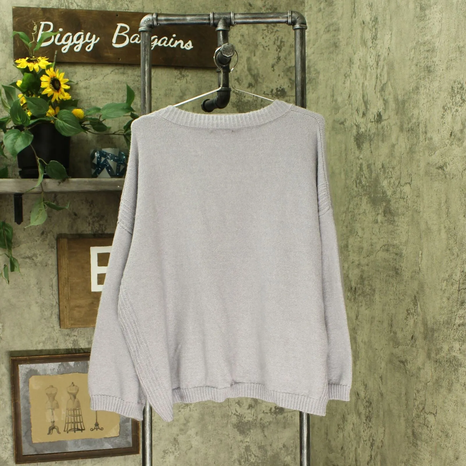 Prologue Women's Drapey V-Neck Pullover Sweater