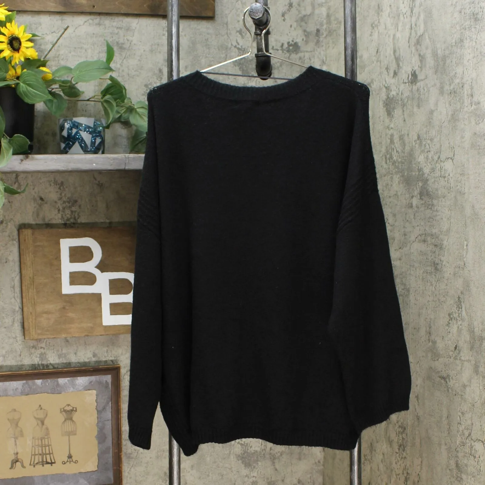 Prologue Women's Drapey V-Neck Pullover Sweater