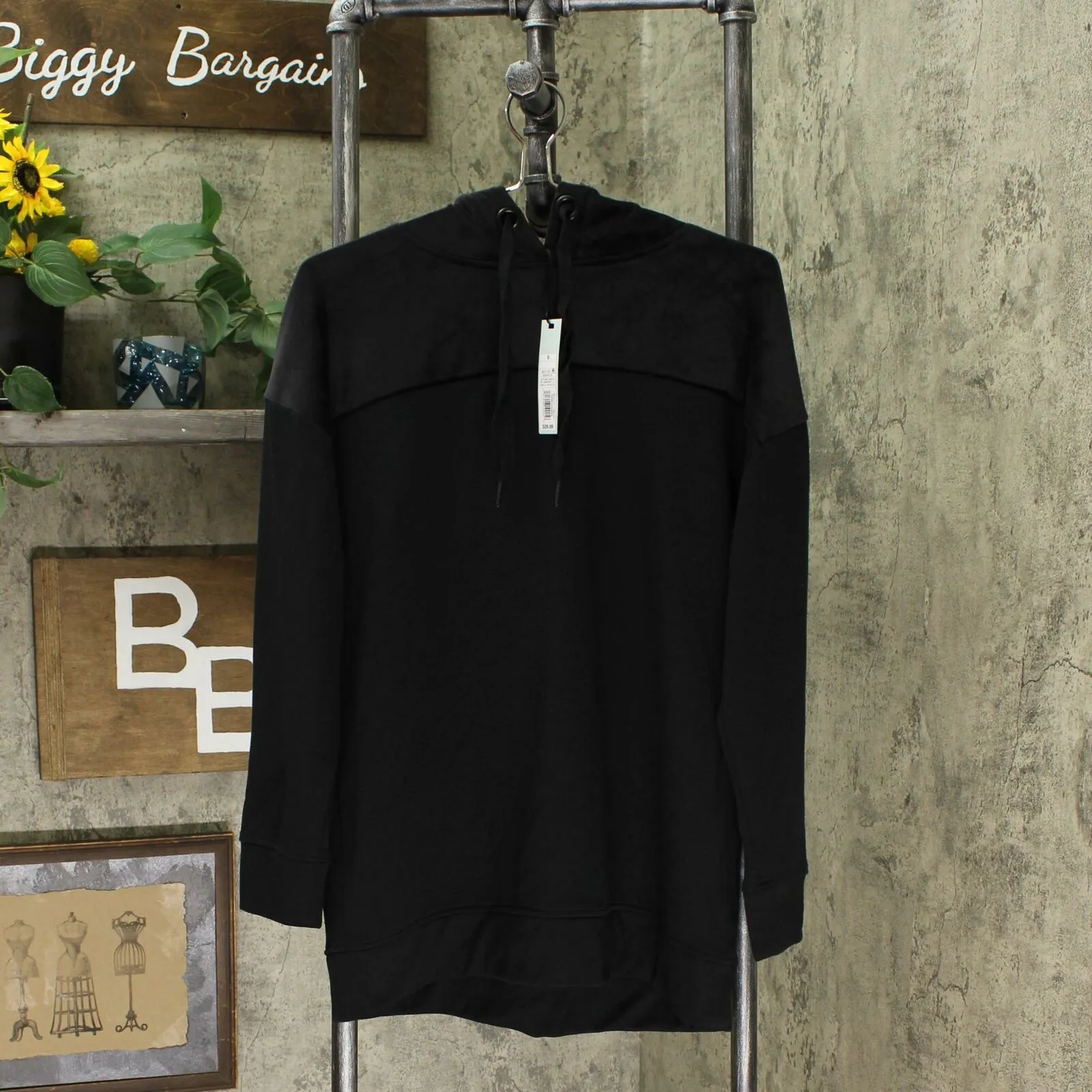 Prologue Women's Velour Paneled Hooded Sweatshirt