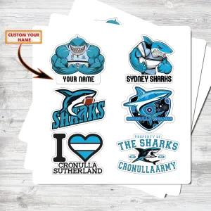 PT97 - CUSTOM STICKERS - CRONULLA SHARKS 115