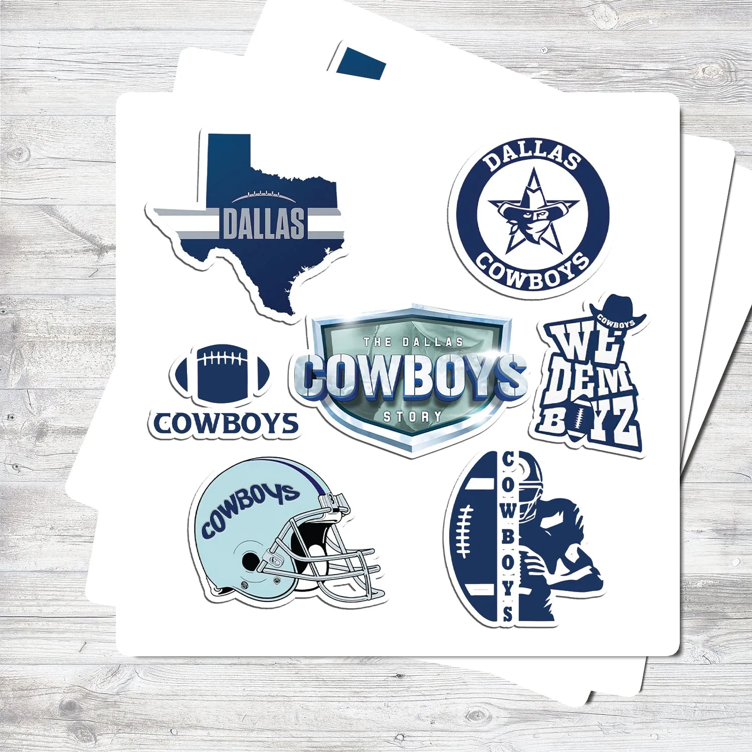 PT97 - CUSTOM STICKERS - DALLAS COWBOY 937FB