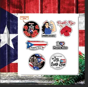 PT97 - CUSTOM STICKERS - PUERTO RICO 80