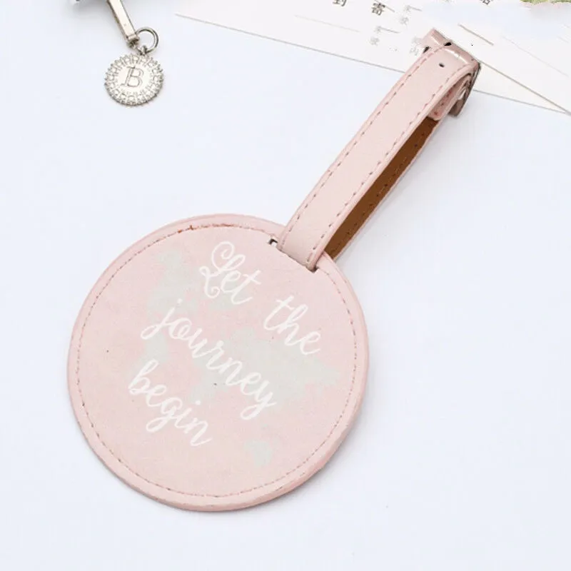 PU printed luggage tag