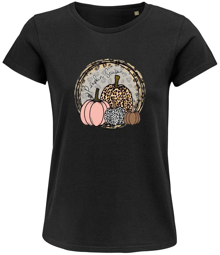 Pumpkin Season Ladies T-shirt