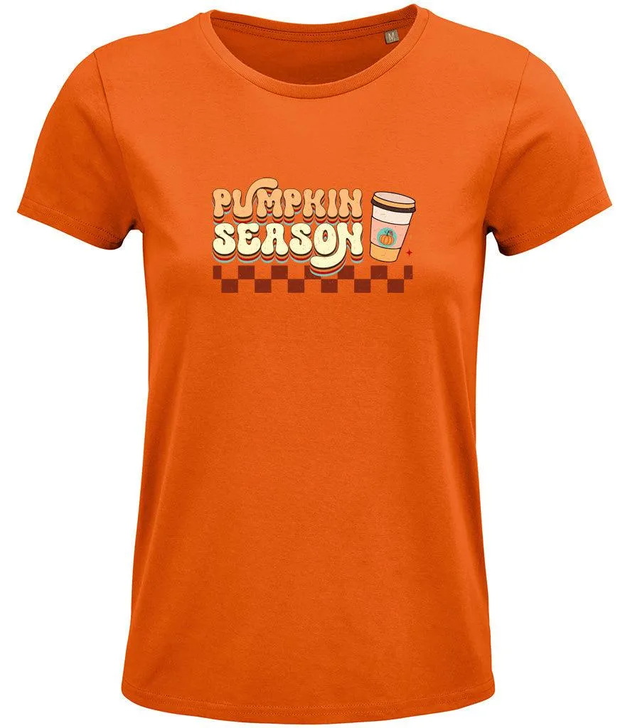 Pumpkin Season Ladies T-shirt