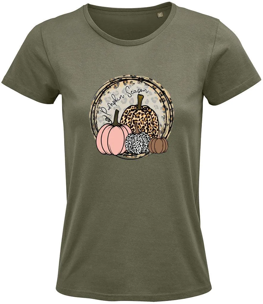 Pumpkin Season Ladies T-shirt