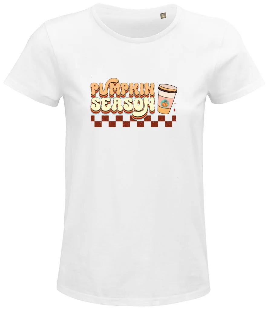 Pumpkin Season Ladies T-shirt