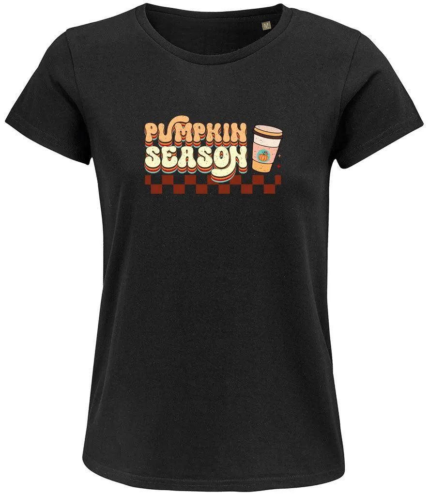 Pumpkin Season Ladies T-shirt