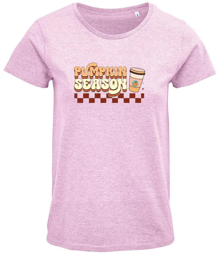 Pumpkin Season Ladies T-shirt