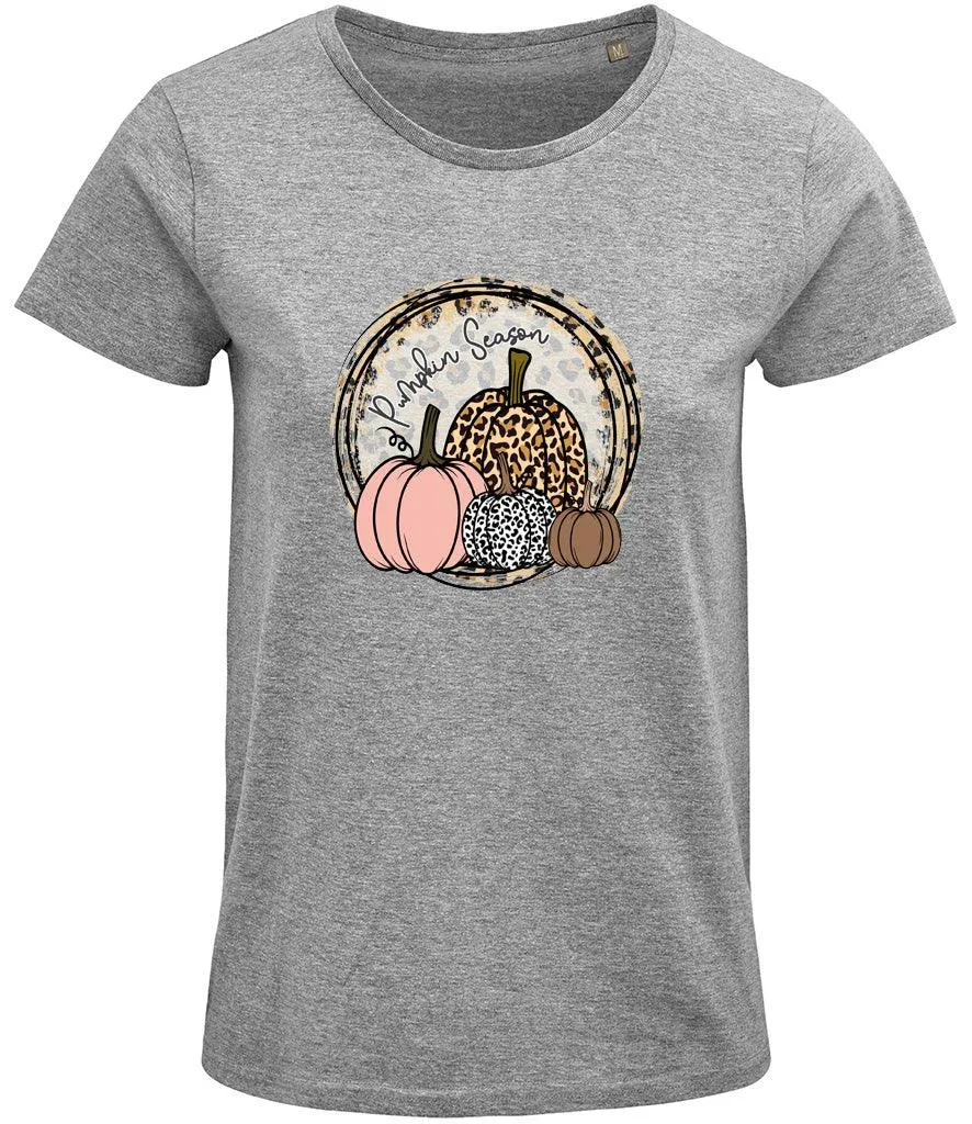 Pumpkin Season Ladies T-shirt