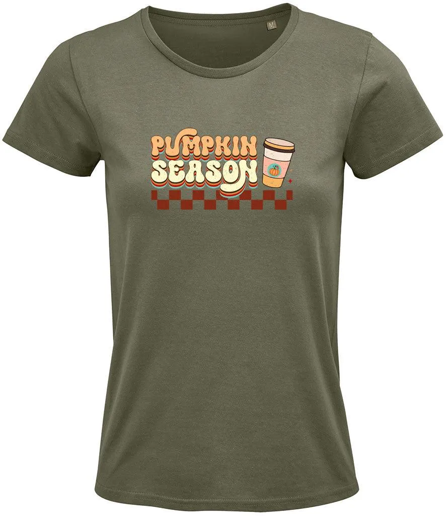 Pumpkin Season Ladies T-shirt