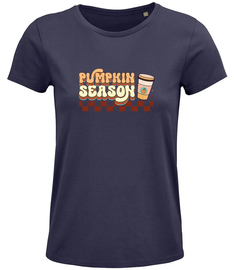 Pumpkin Season Ladies T-shirt