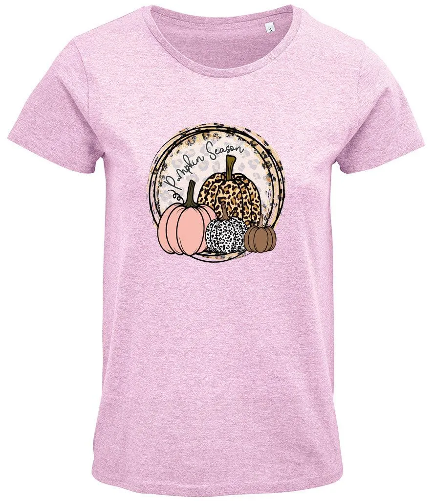 Pumpkin Season Ladies T-shirt