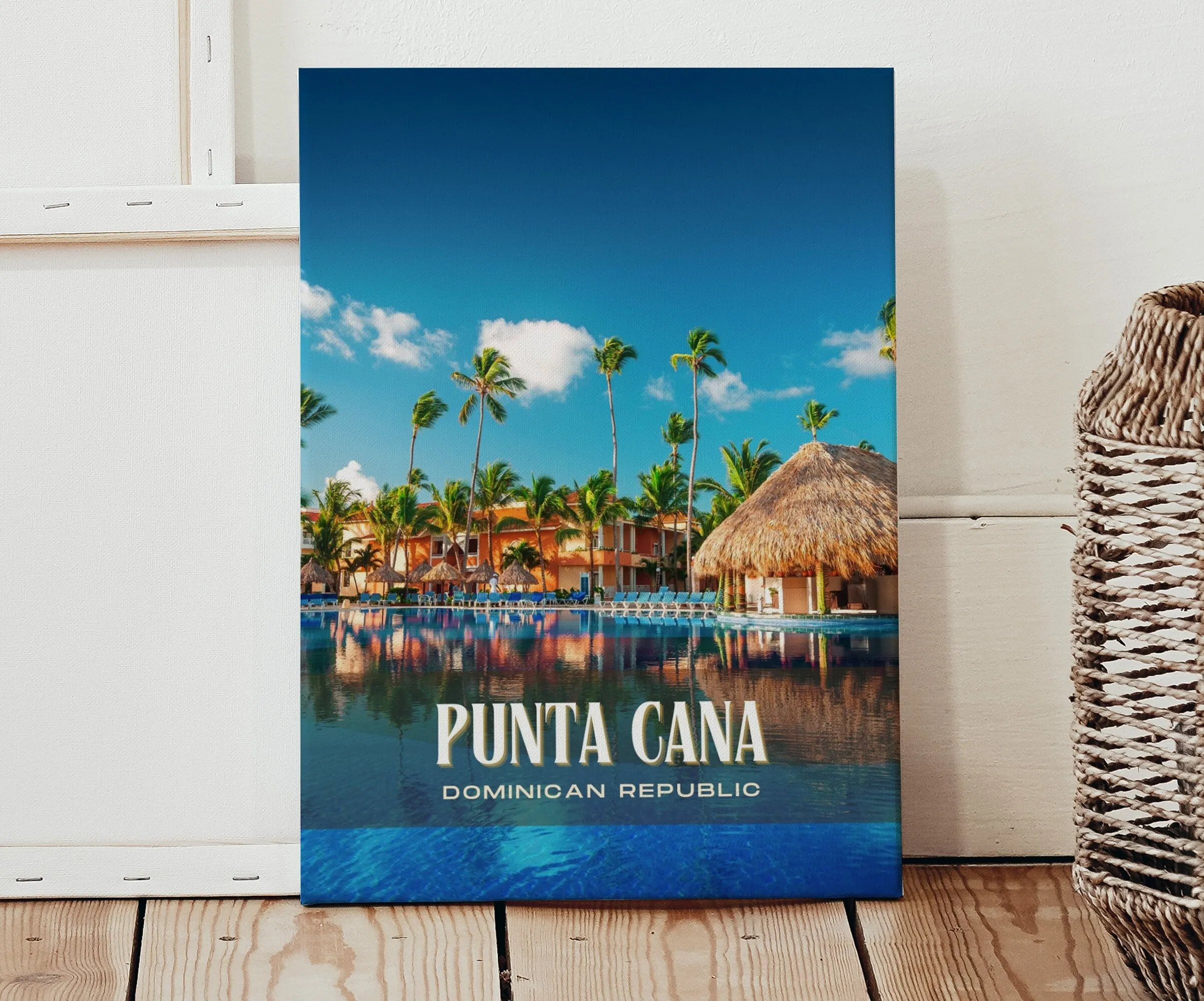 Punta Cana Retro Wall Art, Punta Cana