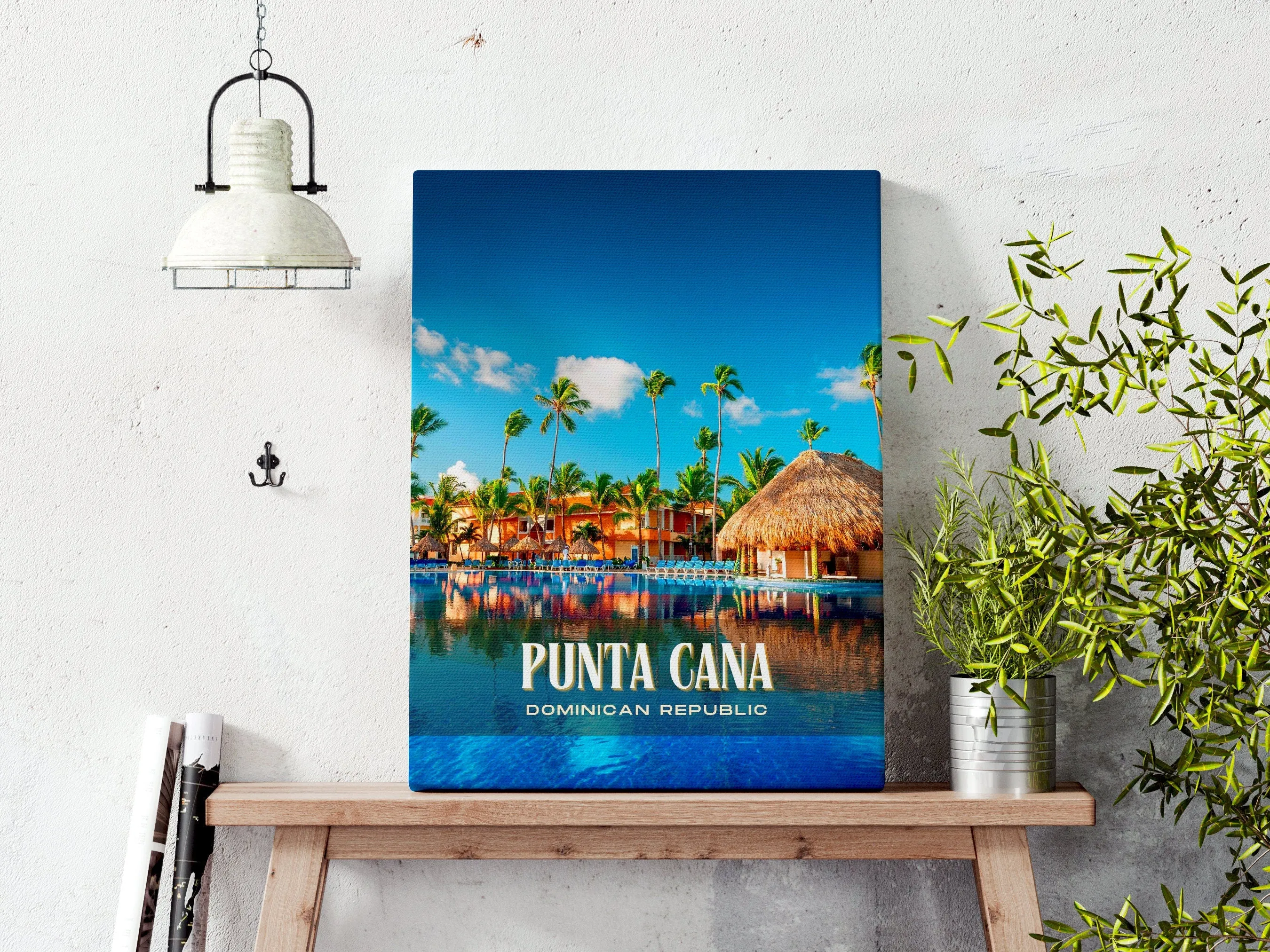 Punta Cana Retro Wall Art, Punta Cana