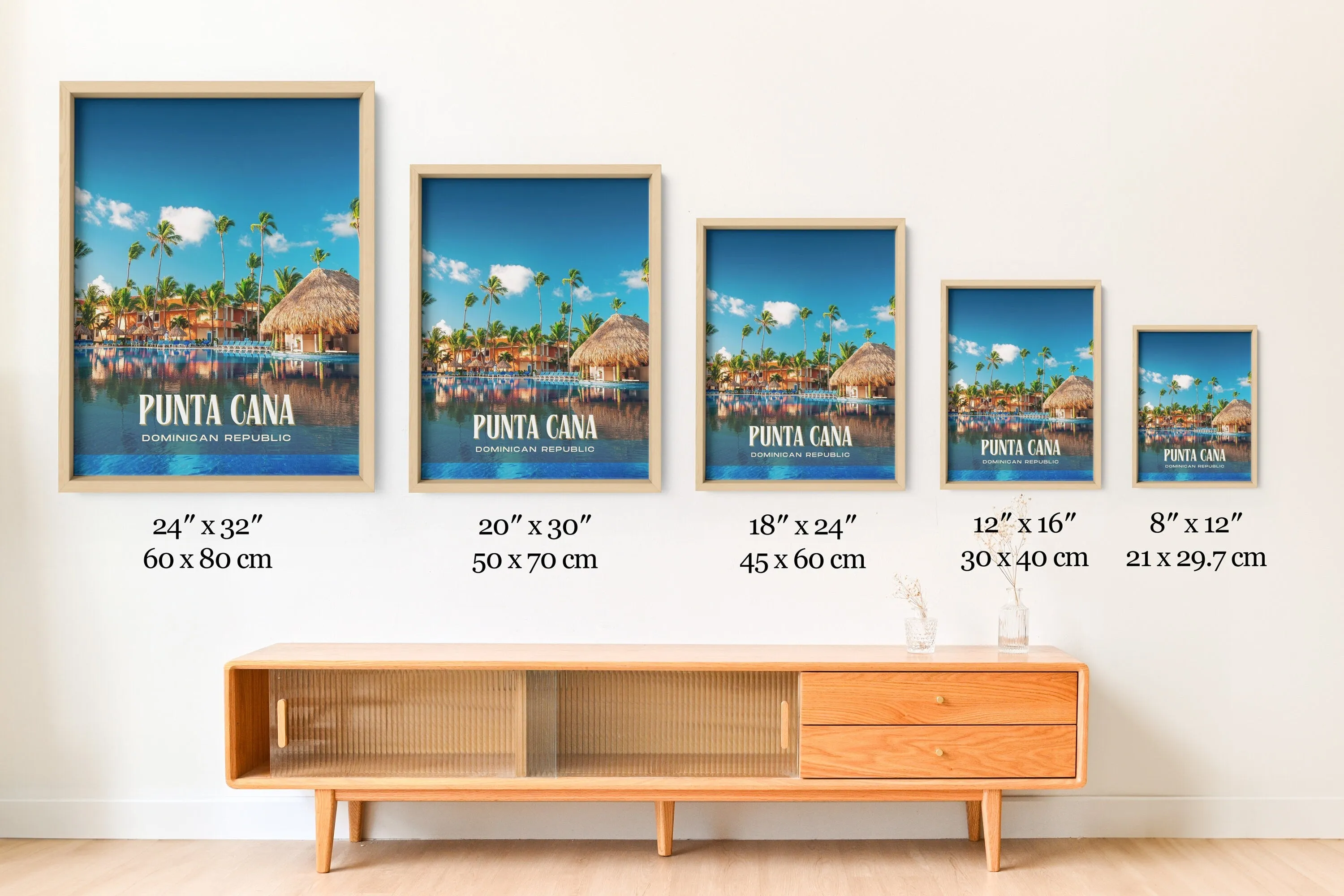 Punta Cana Retro Wall Art, Punta Cana