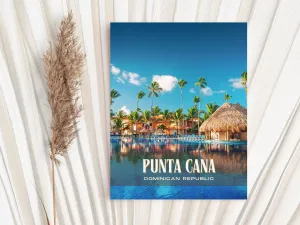 Punta Cana Retro Wall Art, Punta Cana