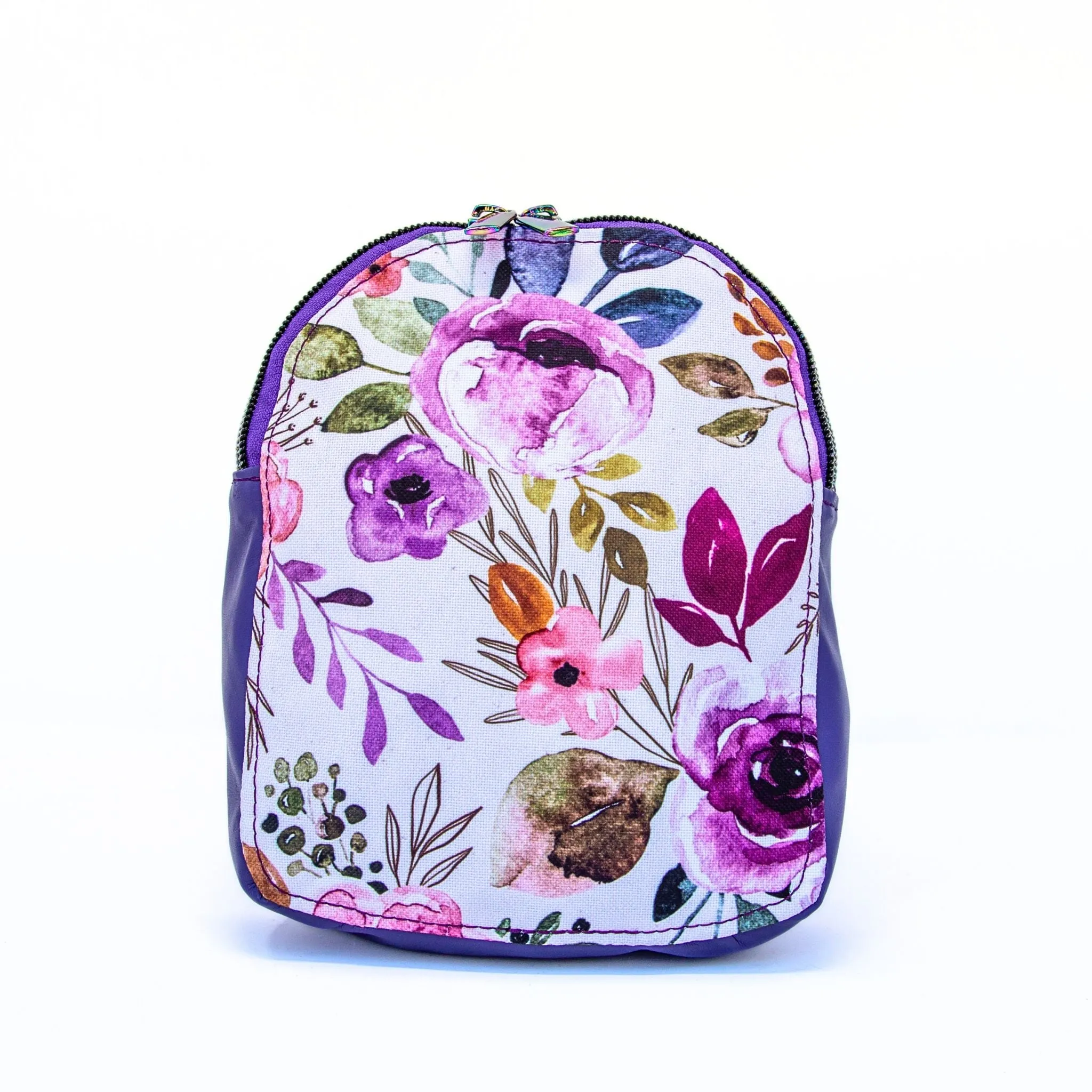 Purple Floral Mini Sling Bag