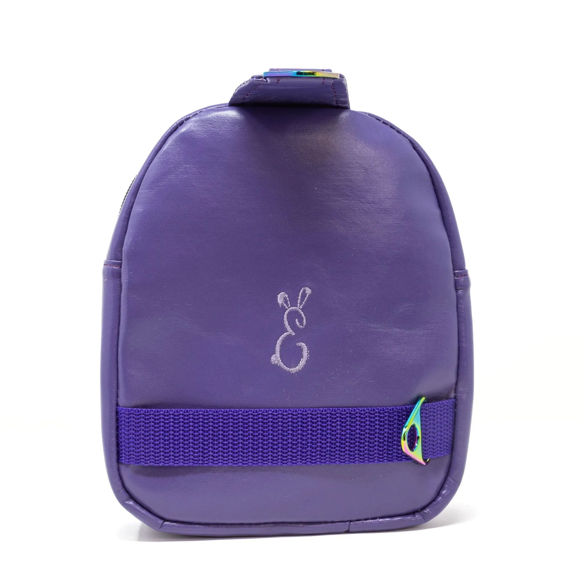 Purple Floral Mini Sling Bag