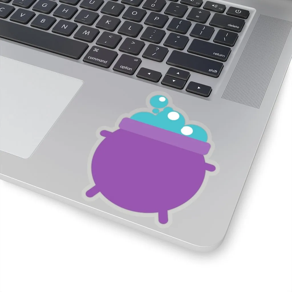 Purple Magic Cauldron Sticker