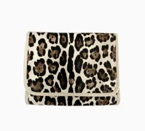 Pursen Getaway Toiletry Case Cream Leopard