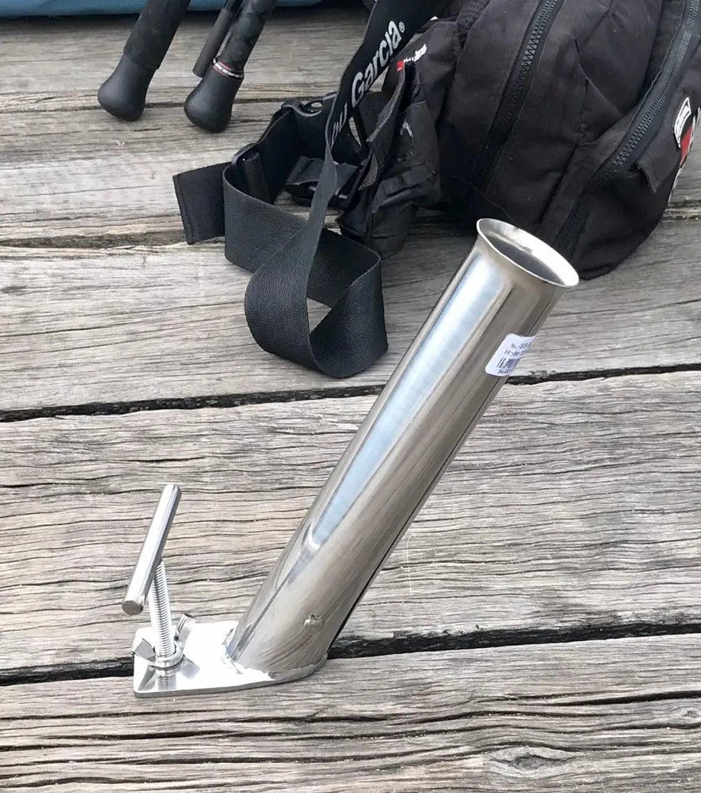 Quality Stainless Steel Pier Rod Holder Fishing Pole Holder