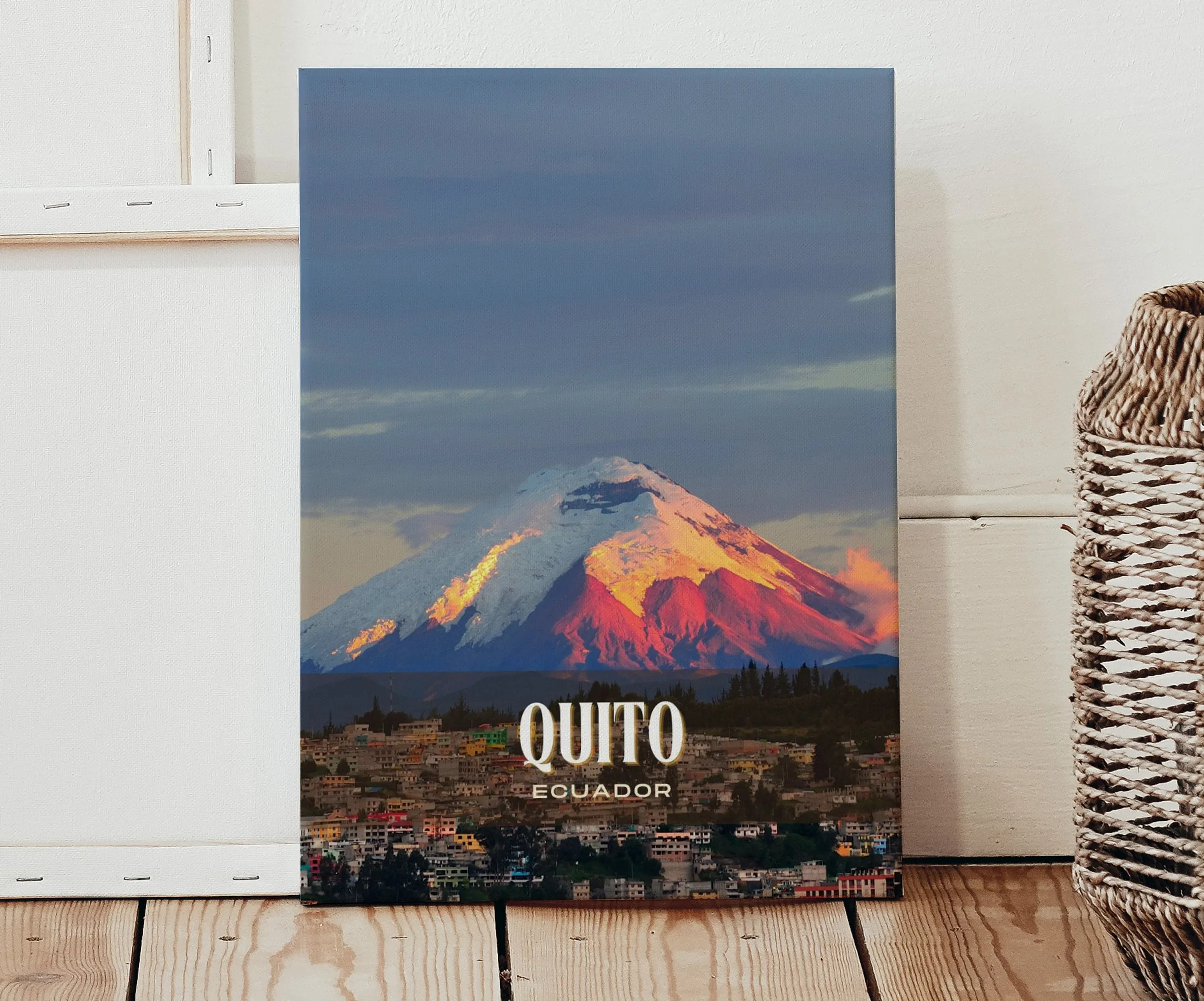 Quito Retro Wall Art, Ecuador