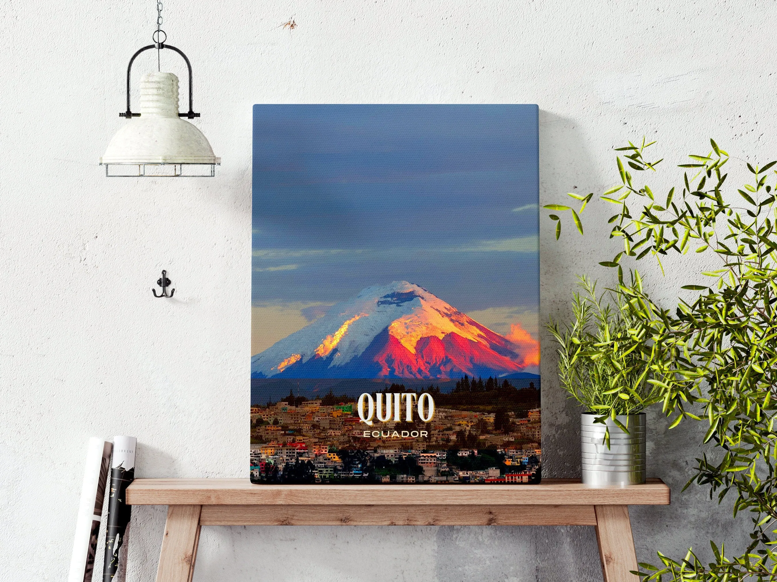 Quito Retro Wall Art, Ecuador
