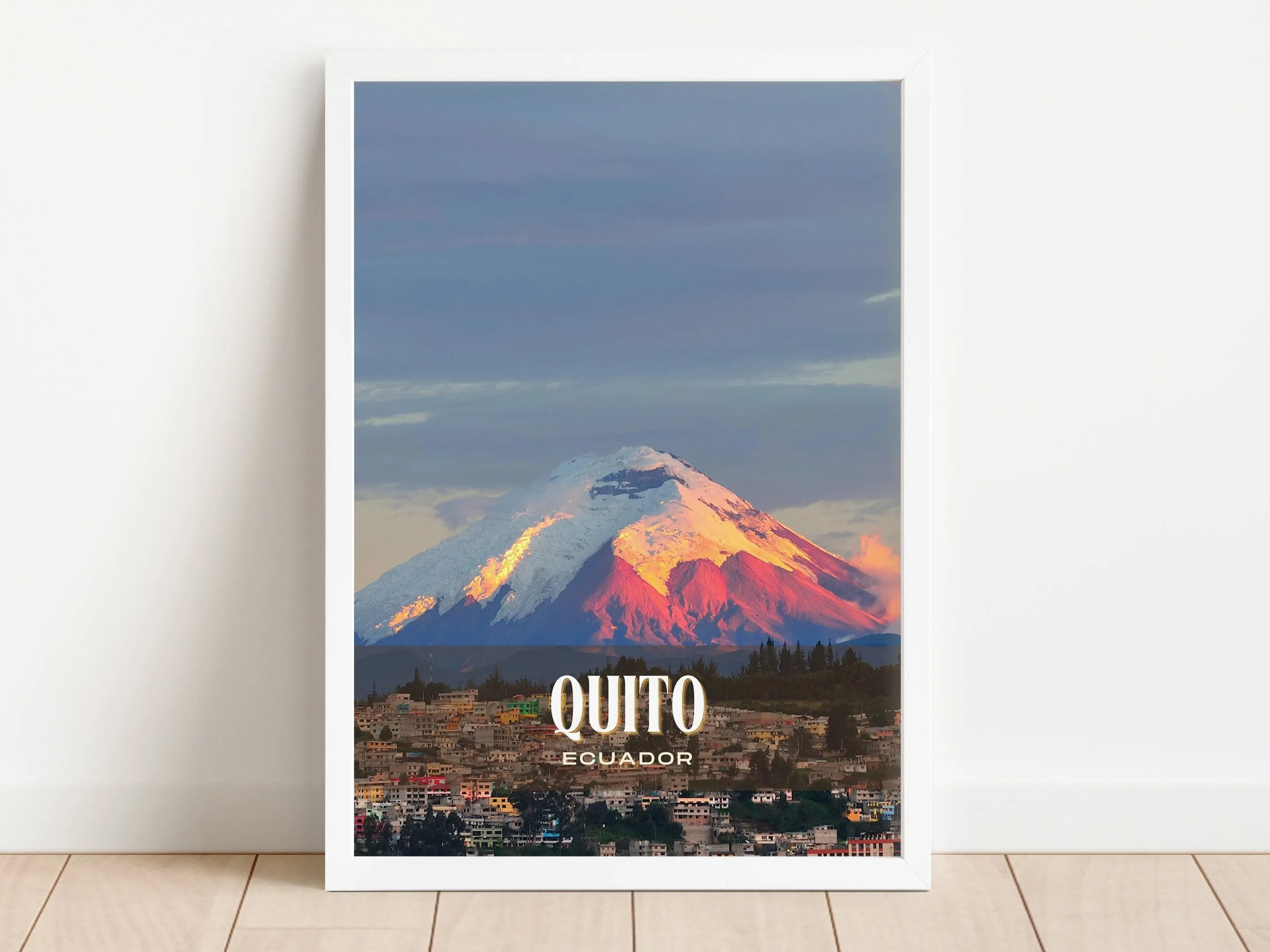 Quito Retro Wall Art, Ecuador