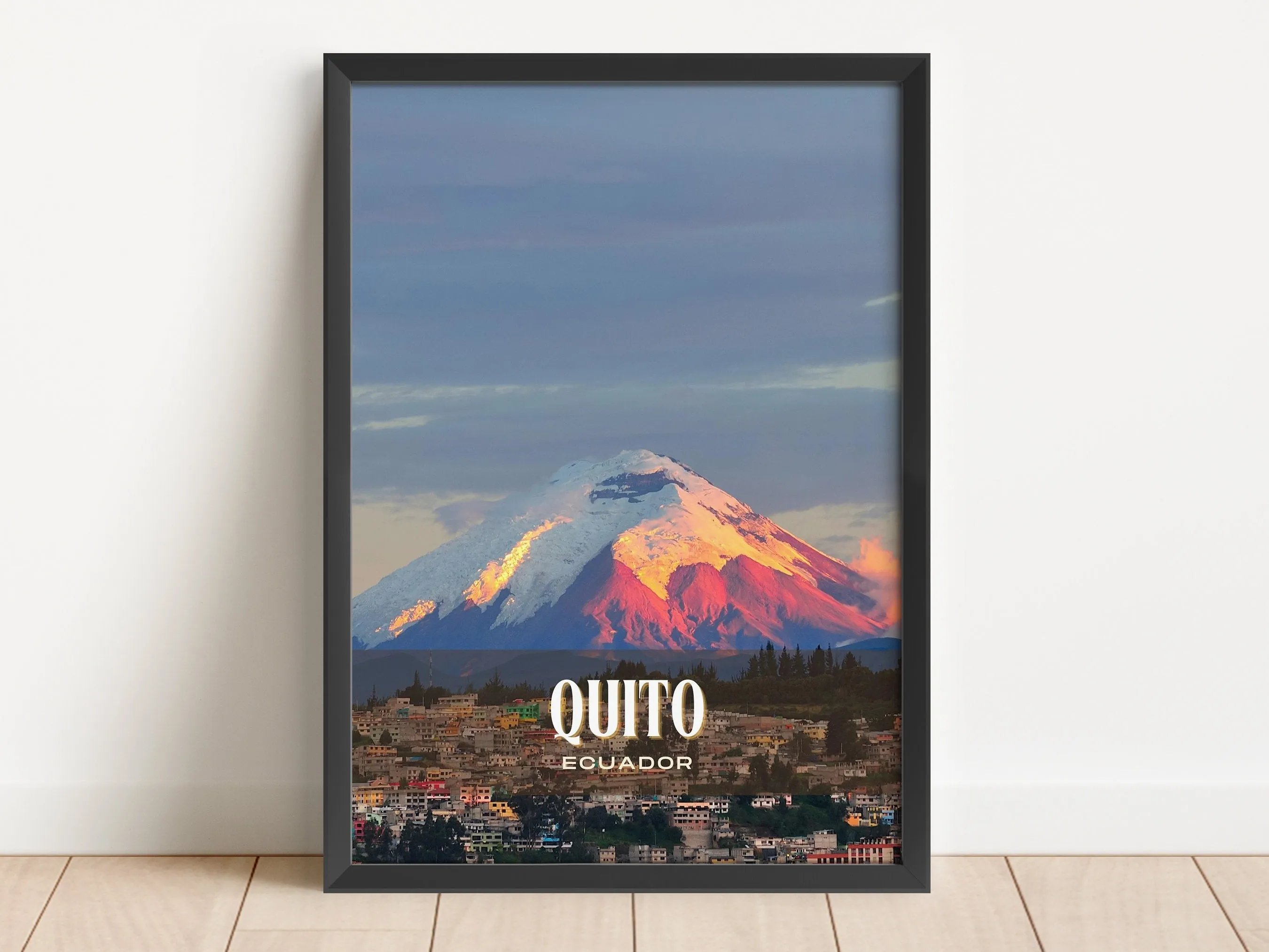Quito Retro Wall Art, Ecuador