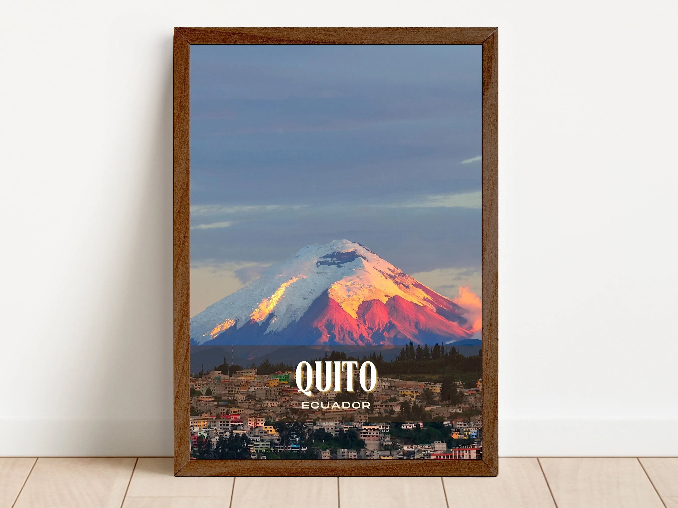 Quito Retro Wall Art, Ecuador