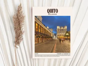 Quito Vintage Wall Art, Ecuador