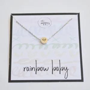 Rainbow baby gift, Rainbow baby necklace, Miracle baby, Baby after loss, Rainbow baby girl, Rainbow baby boy, Rainbow baby shower gift