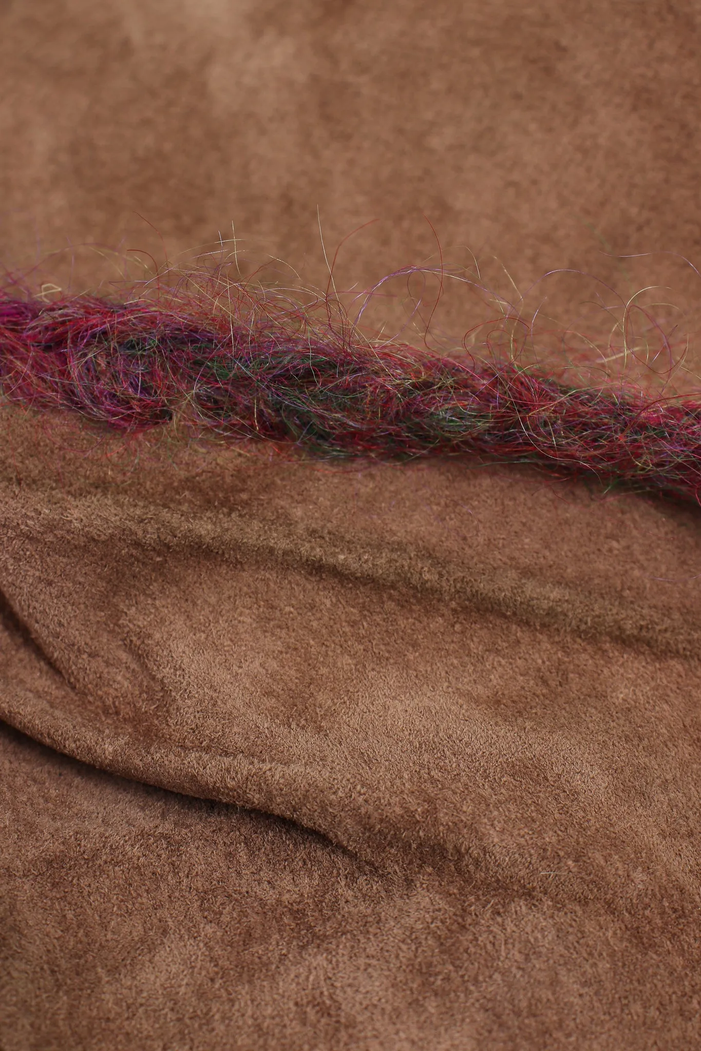 Rainbow Crochet Yoke Jacket