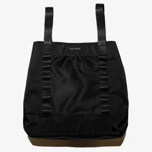 RAISED BY WOLVES CONVERTIBLE TOTE BAG - BLACK