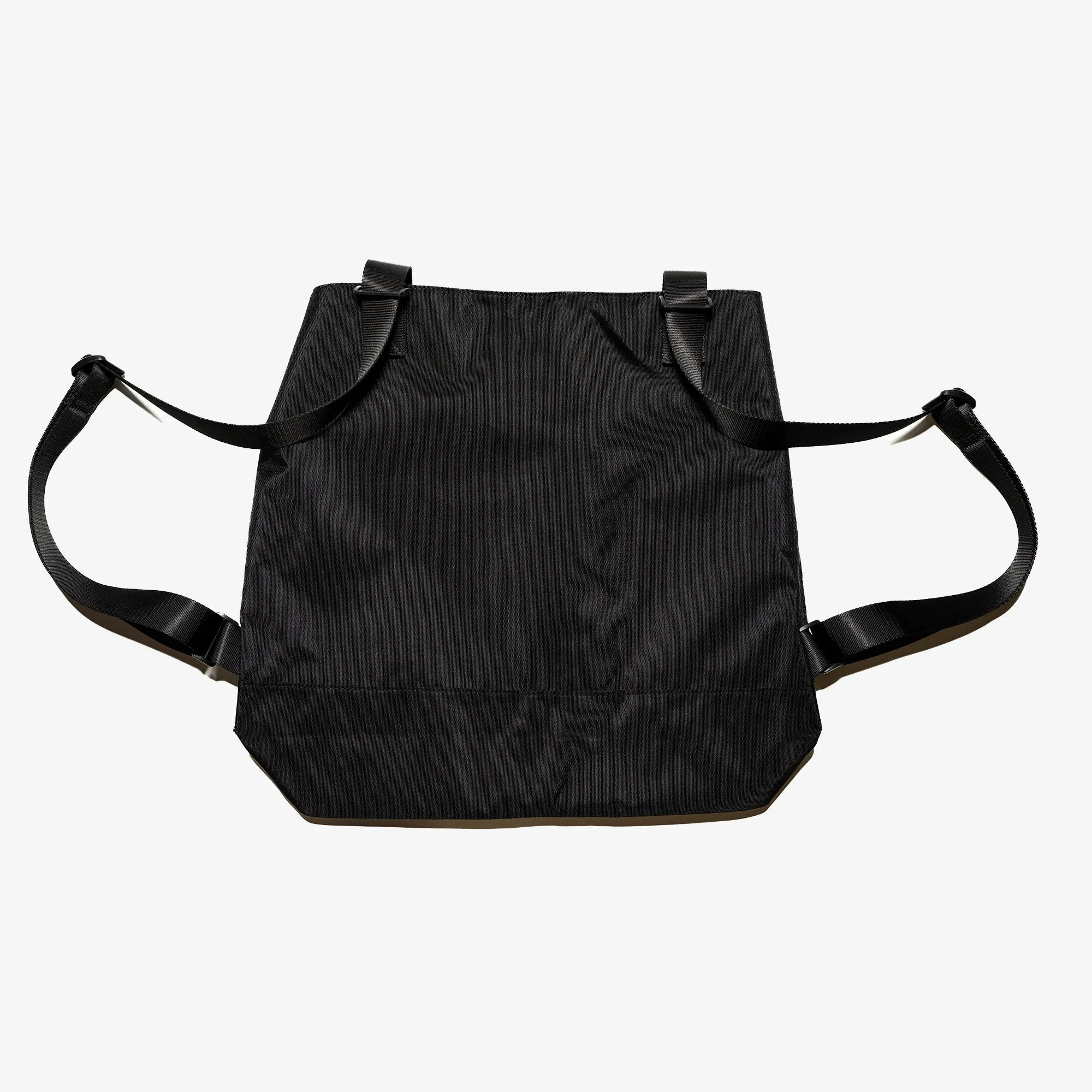RAISED BY WOLVES CONVERTIBLE TOTE BAG - BLACK