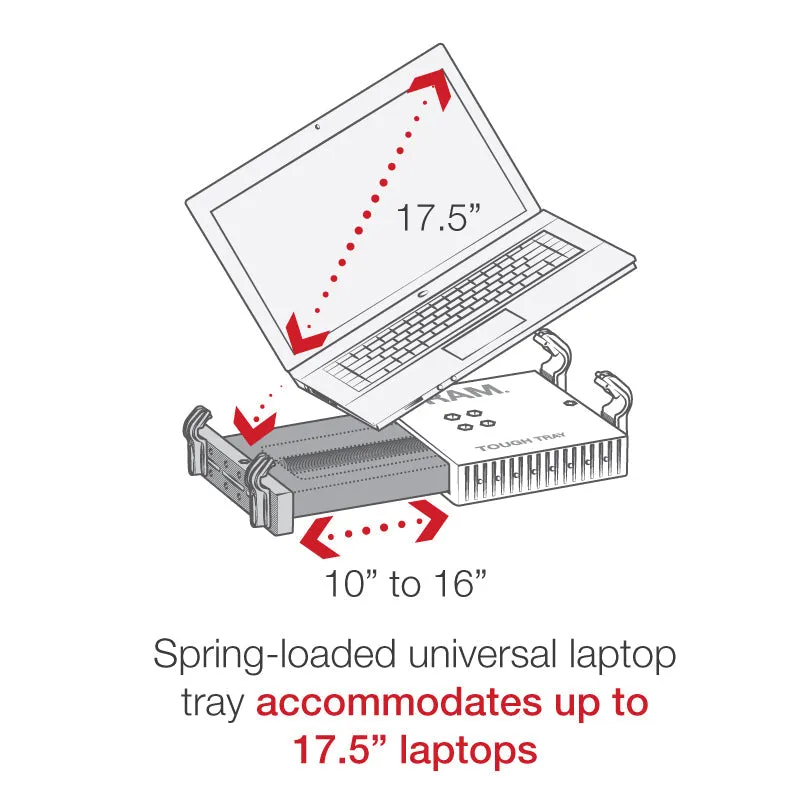 RAM® No-Drill™ Universal Laptop Mount (RAM-VB-196-SW1)