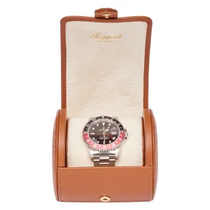 Rapport - Nova Single Watch Roll in Tan Leather | D341