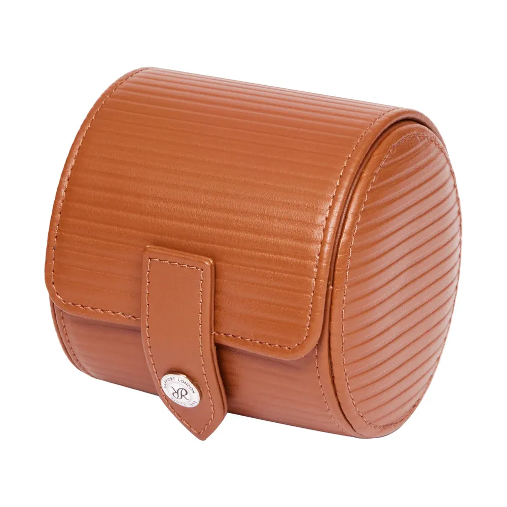 Rapport - Nova Single Watch Roll in Tan Leather | D341