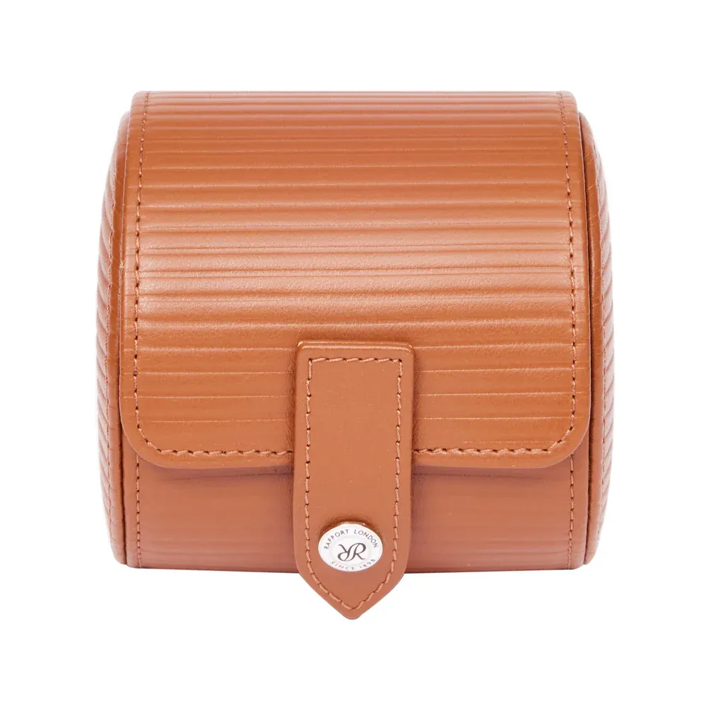 Rapport - Nova Single Watch Roll in Tan Leather | D341