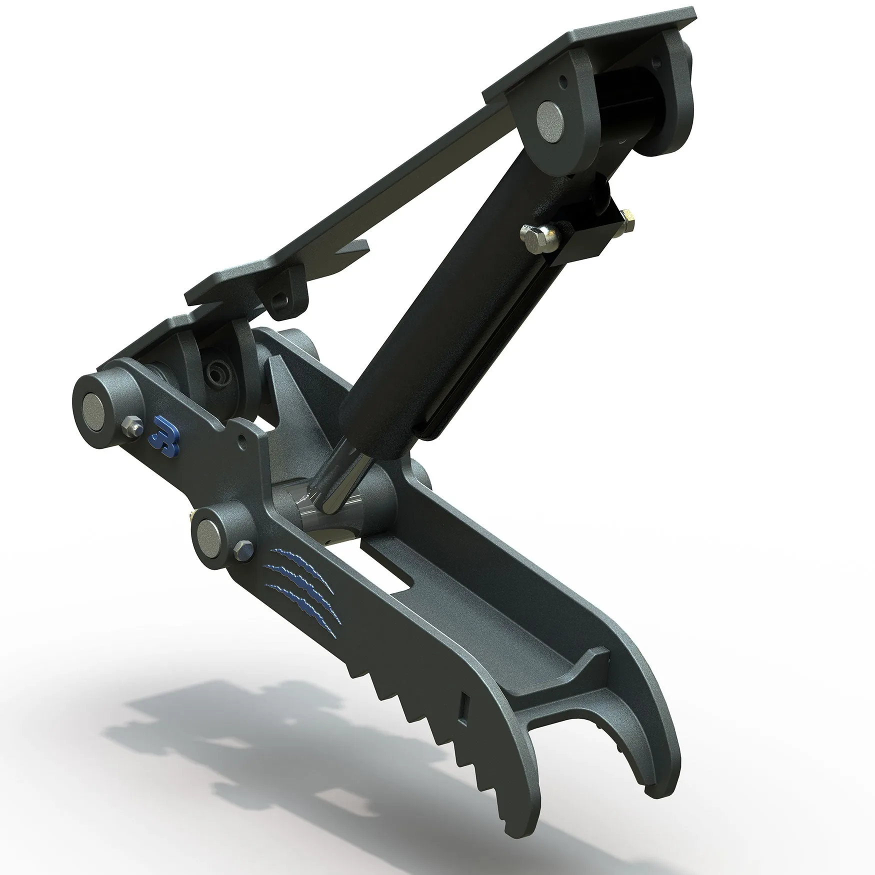 Raptor 600 Mini Digger Hydraulic Excavator Thumb - 1.2 to 2 tonne