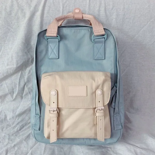 Realaiot Fashion Women Backpack 14 Inch Laptop Waterproof Rucksack High Quality School Bags for Teen Girls Travel Bagpack Mochilas