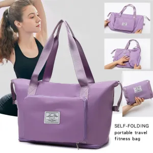 Realaiot Ladies foldable travel bag short-distance hand-held large-capacity travel waiting to be produced poor luggage fitness mummy bag