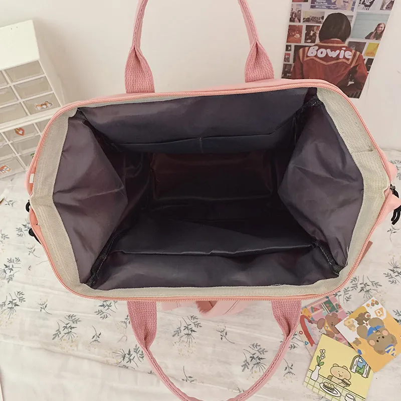 Realaiot Waterproof Nylon School Bags for Teenage Girls School Laptop Backpacks Women Travel Shoulder Bag Student Bookbag Female Rucksack