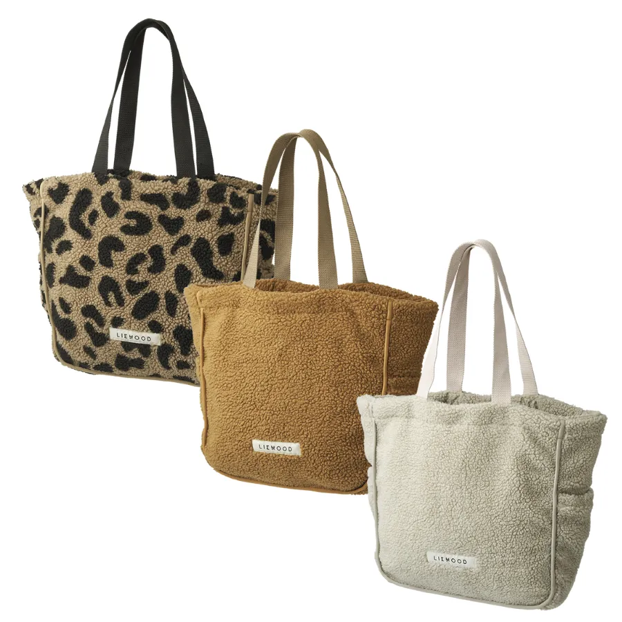 Recycled Teddy Tote . Various Colours