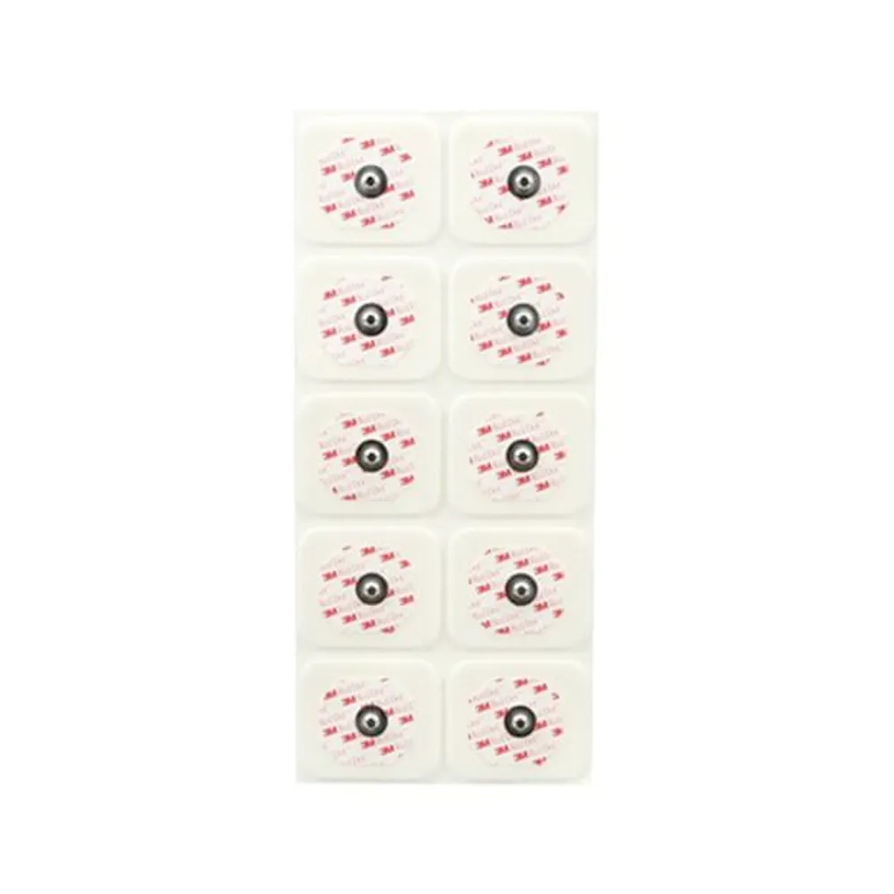 Red Dot Monitoring Electrode | with Foam Tape and Sticky Gel