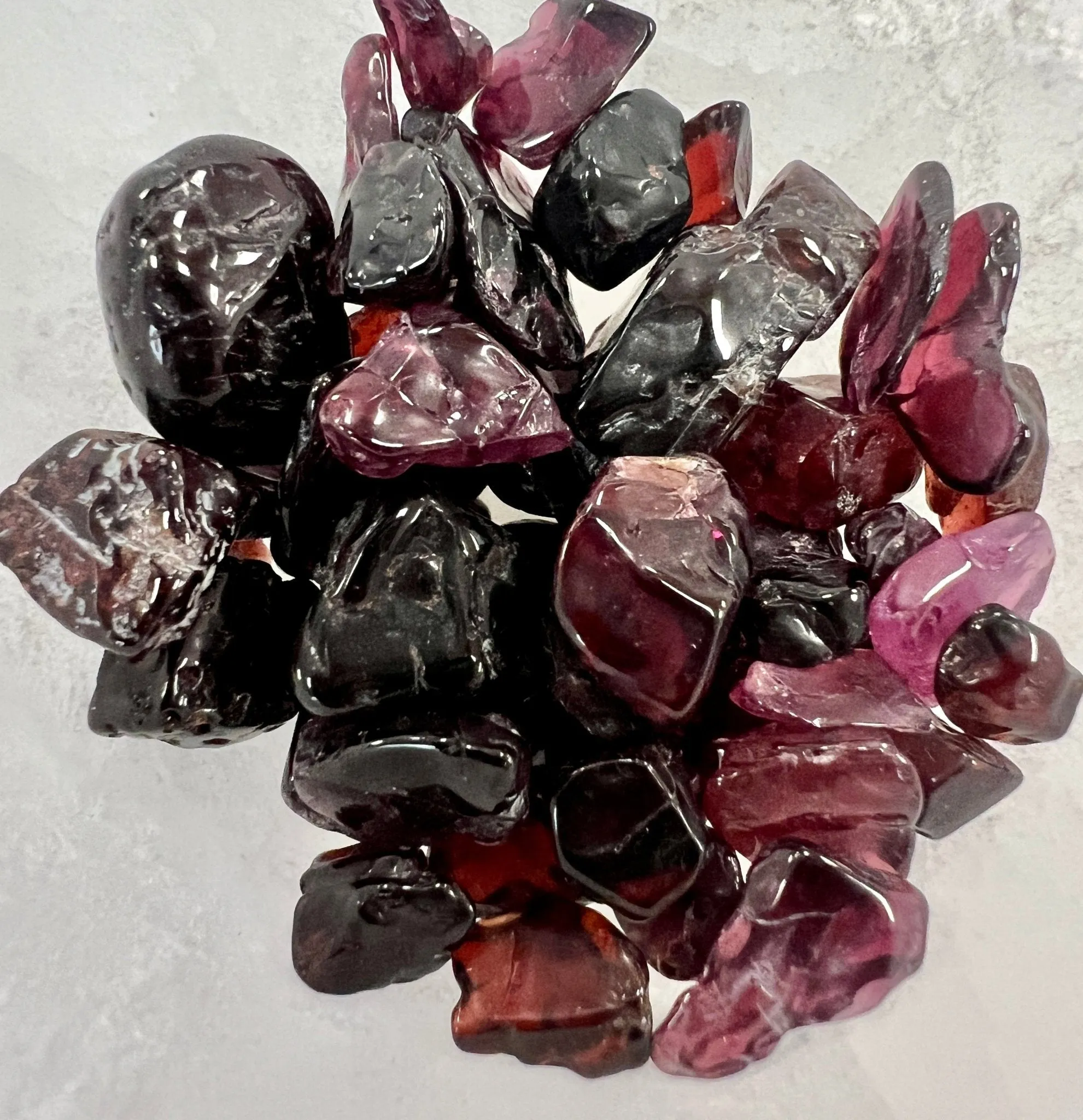 Red Garnet Gemstone Chips