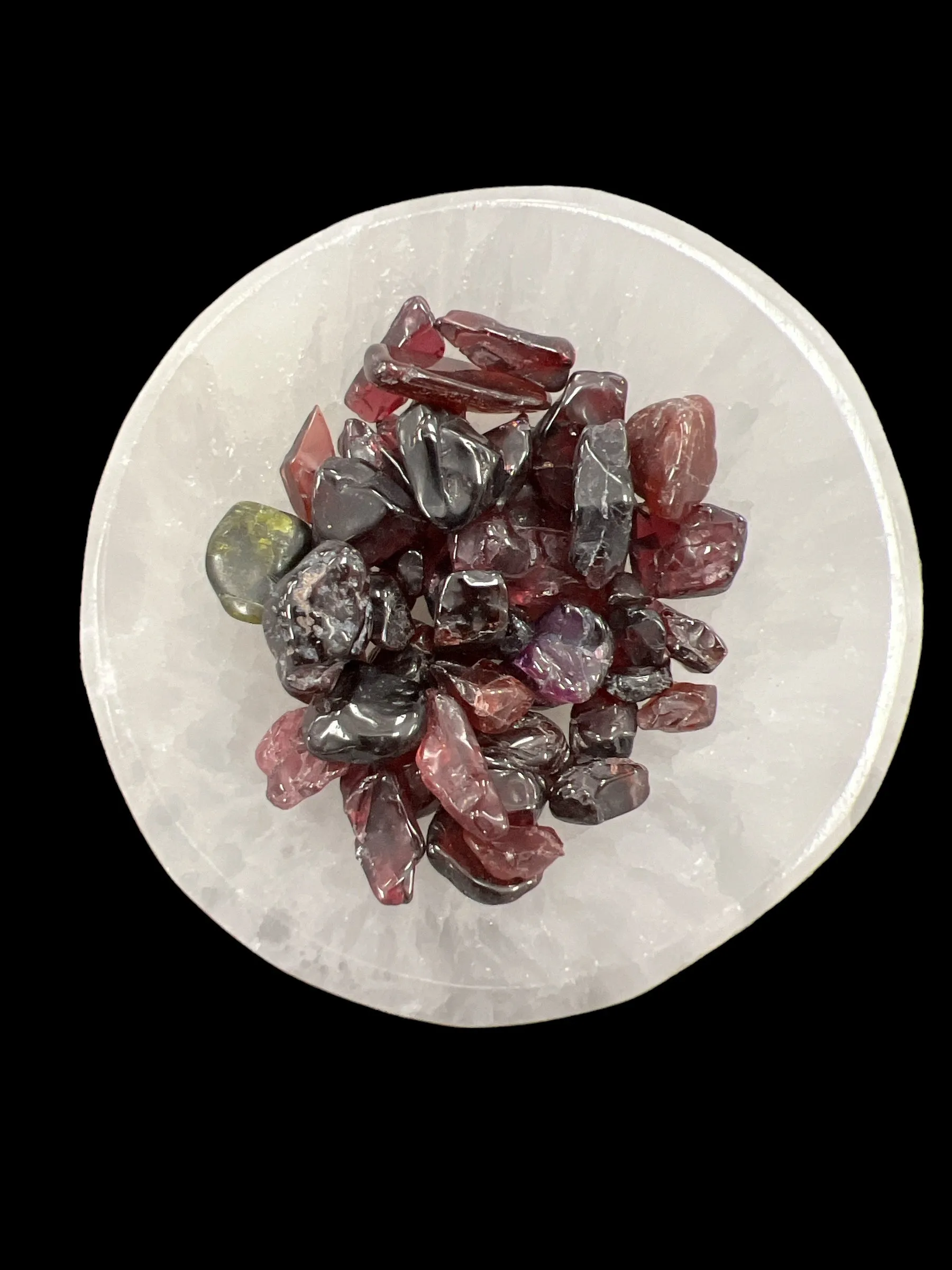 Red Garnet Gemstone Chips